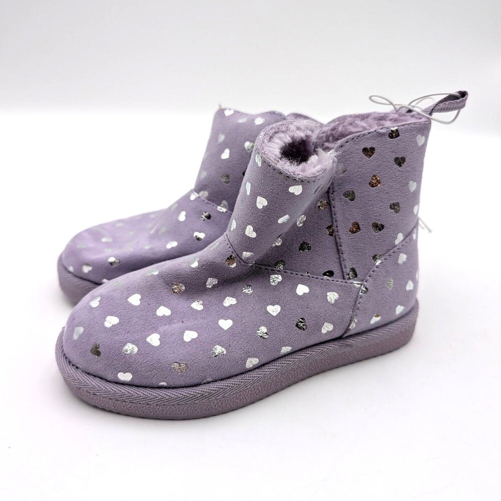 Harper Canyon Elly Cozy Short Boot Unisex Kids Lavender Size US10M